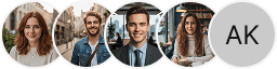 Multiple investor profile avatars on Solar Rendacao trading review block